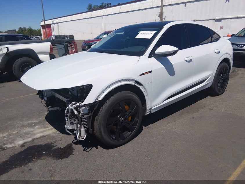 Vin: wa11aage4nb042329, lot: 46107417, audi e-tron sportback premium s line quattro 20222