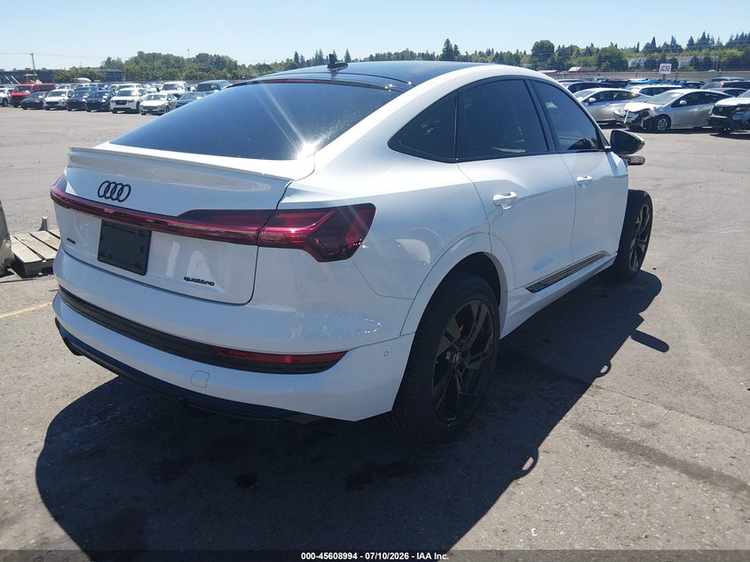 Vin: wa11aage4nb042329, lot: 46107417, audi e-tron sportback premium s line quattro 20224