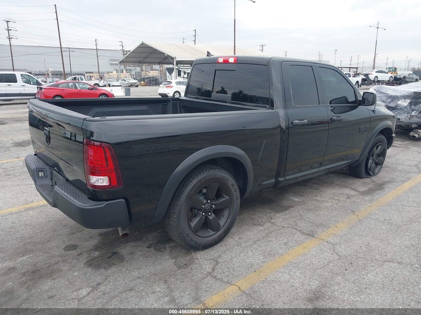 Vin: 1c6rr6gg9ls144603, lot: 46107418, ram 1500 classic warlock  4x2 6'4 box 20204