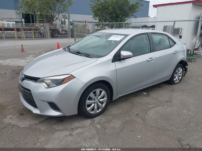Vin: 5yfburhe9gp519047, lot: 46107436, toyota corolla le 20162