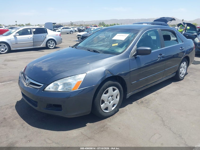 2007 Honda Accord 2.4 Lx, Right Front, IAAI, VIN 1HGCM56437A227956 — photo 2