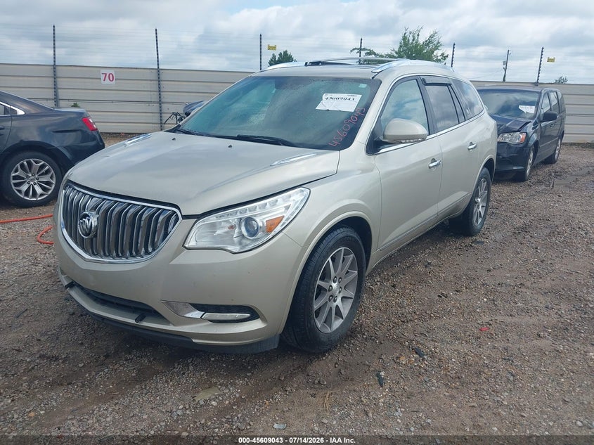 Vin: 5gakrbkdxej325431, lot: 46107466, buick enclave leather 20142