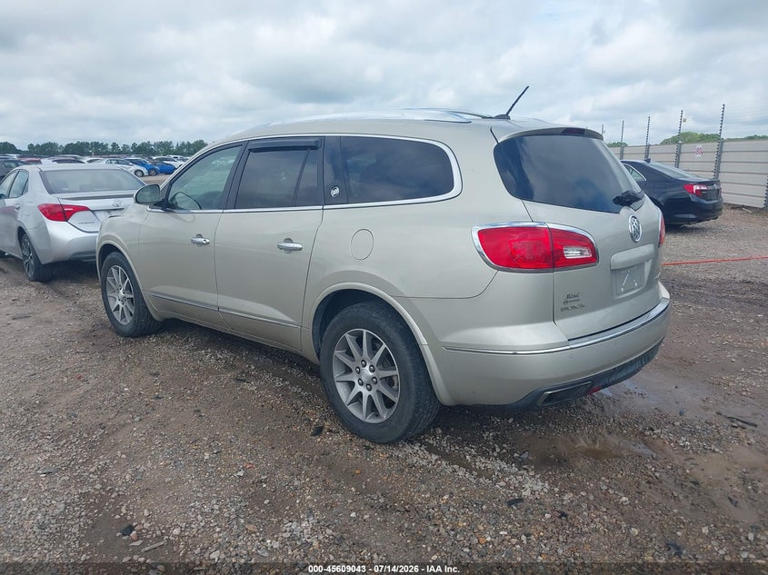 Vin: 5gakrbkdxej325431, lot: 46107466, buick enclave leather 20143