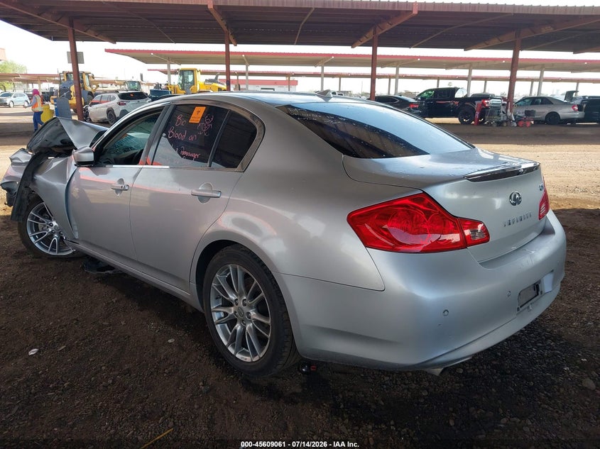 2010 INFINITI G37 auction photo 3