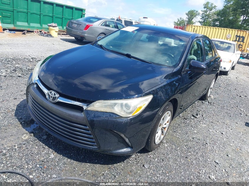 Vin: 4t1bf1fk7fu003562, lot: 46107505, toyota camry le 20152
