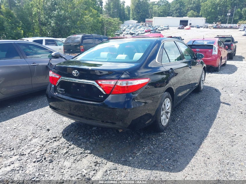 Vin: 4t1bf1fk7fu003562, lot: 46107505, toyota camry le 20154