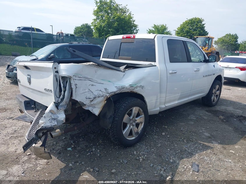 Vin: 1c6rd7lt6cs109878, lot: 46107510, ram 1500 big horn 20124
