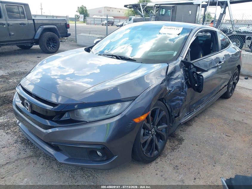 2019 Honda Civic, Left Side, IAAI, VIN 2HGFC4B83KH307559 — photo 2
