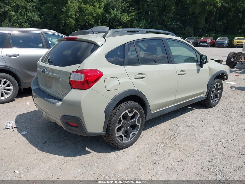 Vin: jf2gpagc4e8318424, lot: 46107591, subaru xv crosstrek 2.0i limited 20144