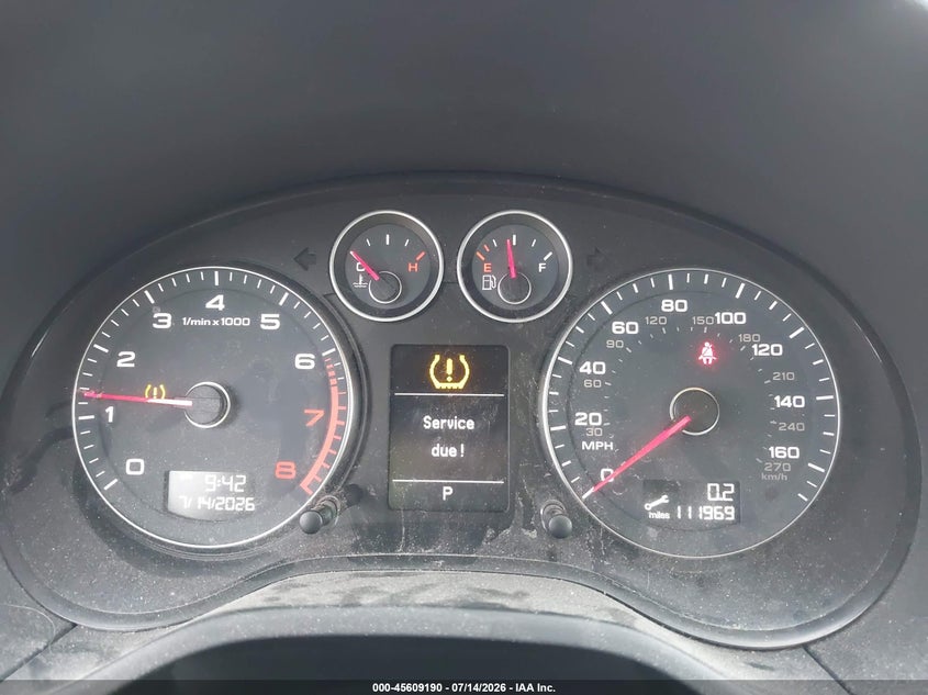 2012 Audi A3 2.0T Premium Plus VIN: WAUKEAFM7CA029422 Lot: 45609190