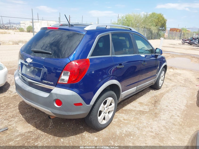 Vin: 3gnal2ek0ds582205, lot: 46107623, chevrolet captiva sport fleet ls 20134
