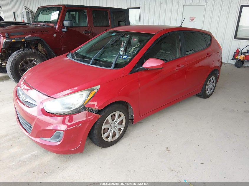 2014 HYUNDAI ACCENT HATCHBACK 1.6L I-4 DI, DOHC, VVT, 138HP