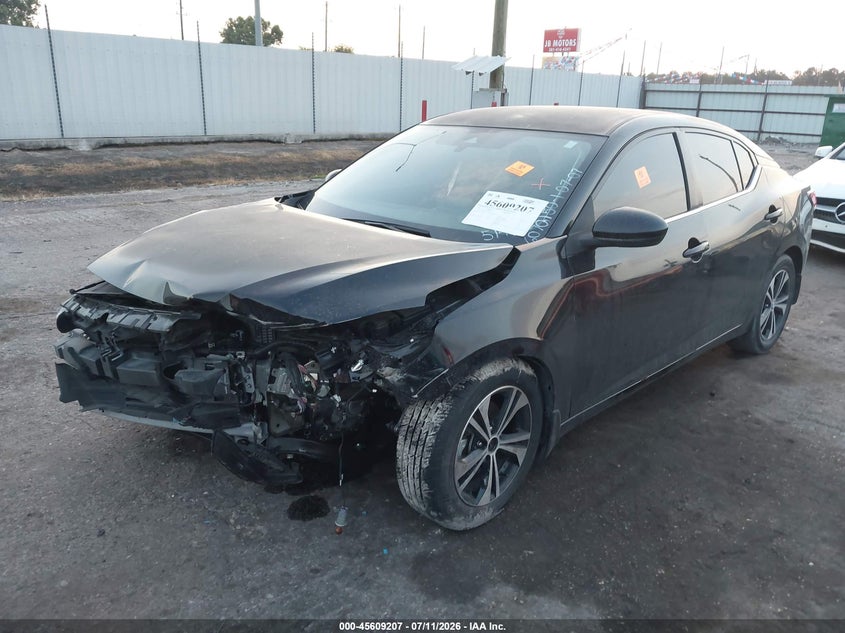 2022 NISSAN SENTRA auction photo 2