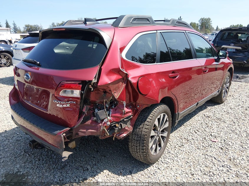 Vin: 4s4bsanc8g3336530, lot: 46107634, subaru outback 2.5i limited 20164