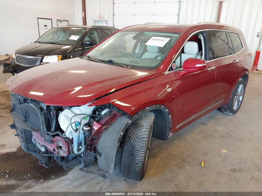 Vin: 1gykpcrs7lz103906, lot: 46107690, cadillac xt6 fwd premium luxury 20202
