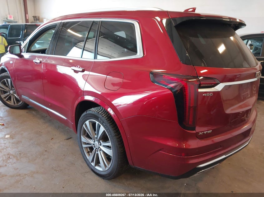 Vin: 1gykpcrs7lz103906, lot: 46107690, cadillac xt6 fwd premium luxury 20203