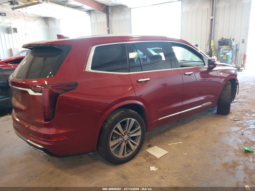 Vin: 1gykpcrs7lz103906, lot: 46107690, cadillac xt6 fwd premium luxury 20204