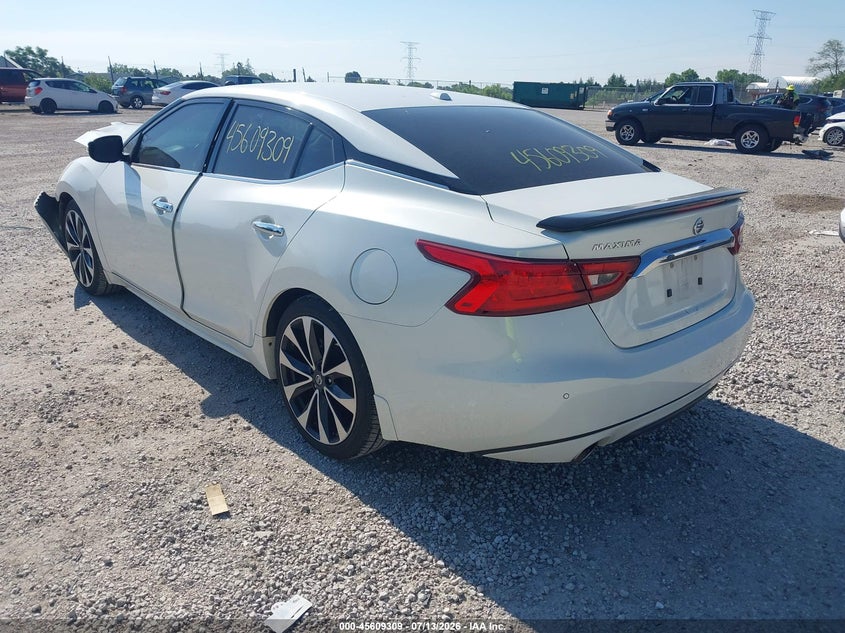 Vin: 1n4aa6ap4gc415028, lot: 46107732, nissan maxima 3.5 sr 20163