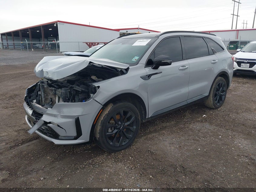 Vin: 5xyrk4lf7ng136328, lot: 46107760, kia sorento sx 20222