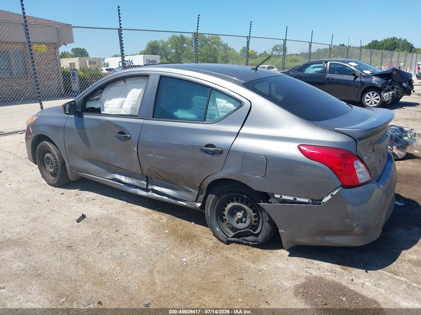 Vin: 3n1cn7ap8hl866596, lot: 46107840, nissan versa 1.6 s+ 20173