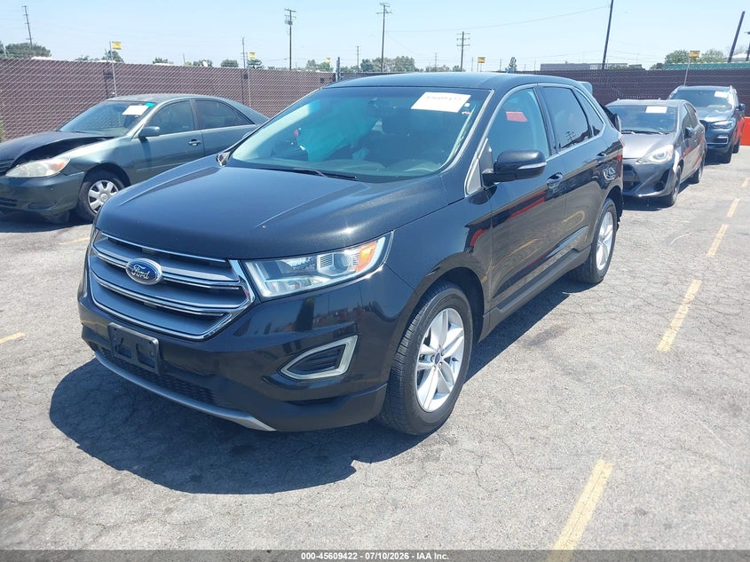 Vin: 2fmtk3j94fbb34163, lot: 46107845, ford edge sel 20152