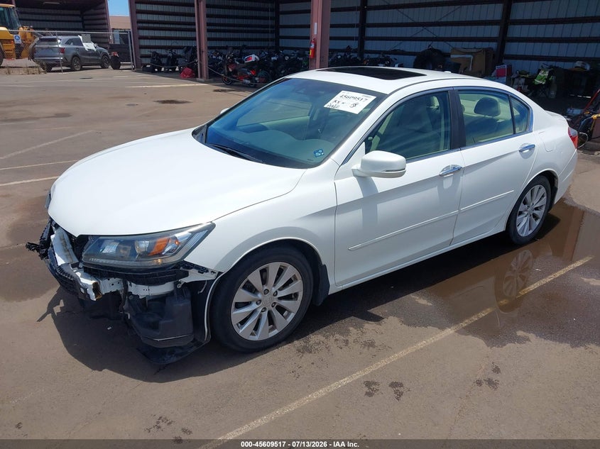 2013 Honda Accord, Front End, IAAI, VIN 1HGCR2F89DA077740 — photo 2