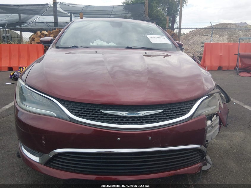 2015 Chrysler 200 Limited VIN: 1C3CCCABXFN631456 Lot: 45609538