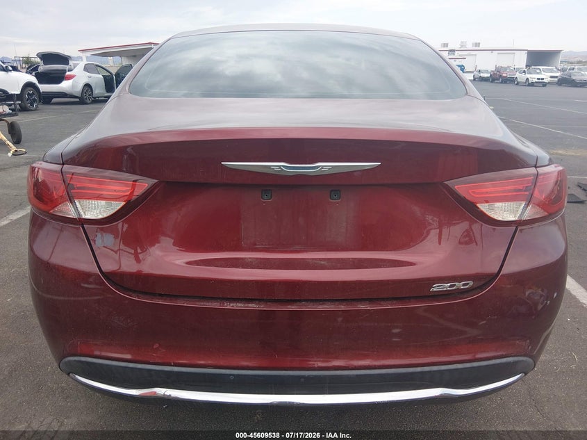 2015 Chrysler 200 Limited VIN: 1C3CCCABXFN631456 Lot: 45609538
