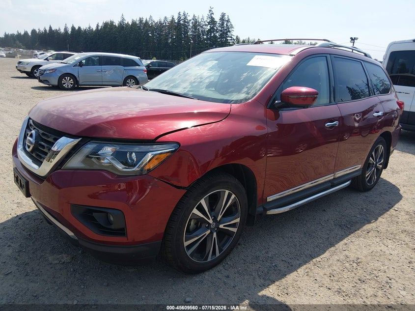 5N1DR2MM2KC642989 2019 Nissan Pathfinder Platinum photo 1