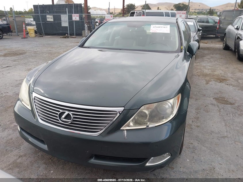 2007 Lexus Ls 460 VIN: JTHBL46F175045625 Lot: 45609565