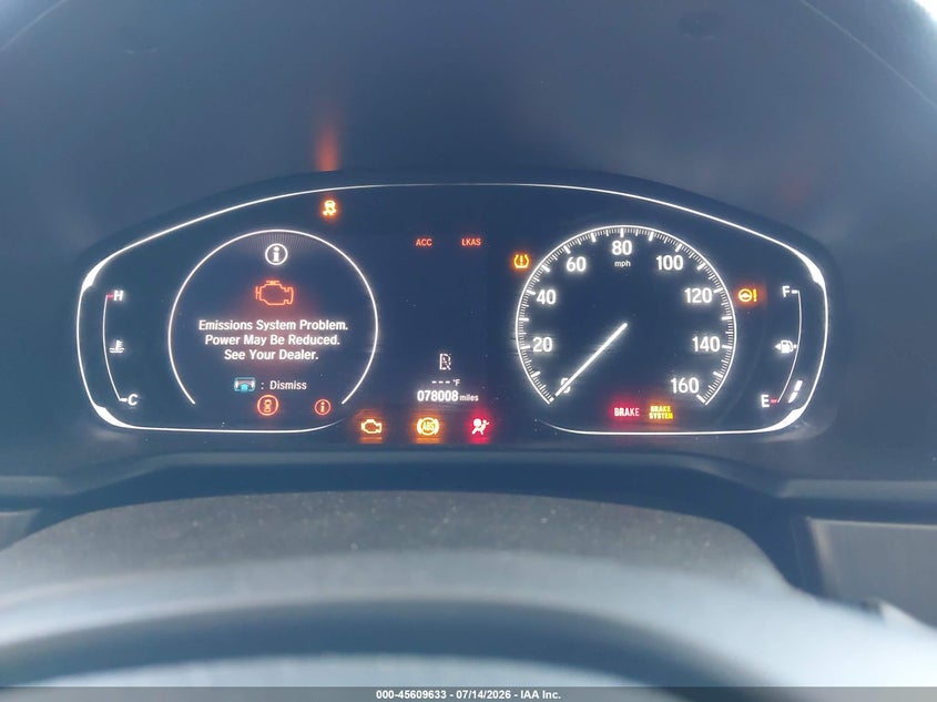 2019 HONDA ACCORD auction photo 7