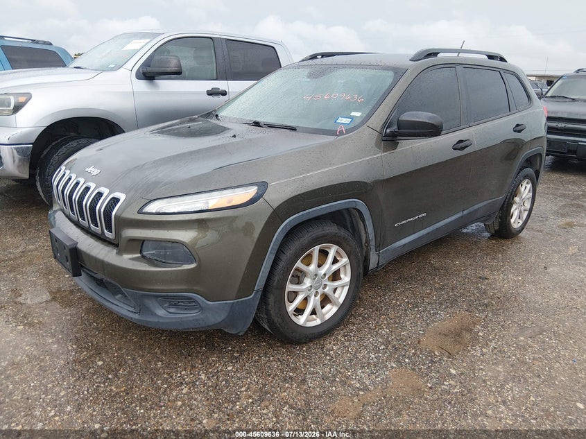 2015 Jeep Cherokee, Normal Wear & Tear, IAAI, VIN 1C4PJLAB1FW760523 — photo 2