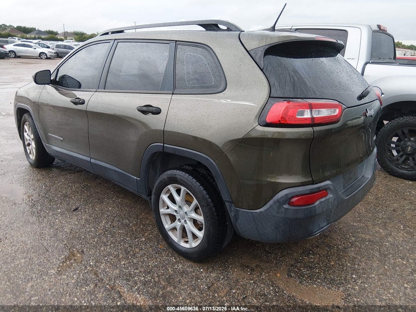 2015 JEEP CHEROKEE auction photo 3