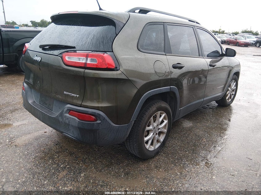 2015 JEEP CHEROKEE auction photo 4