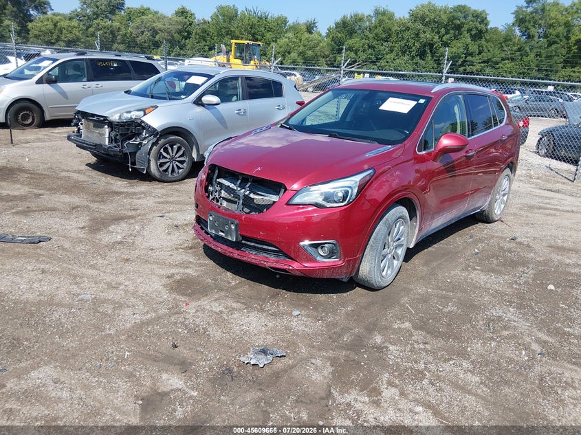 2019 Buick Envision Fwd Essence VIN: LRBFXCSA2KD013615 Lot: 45609666