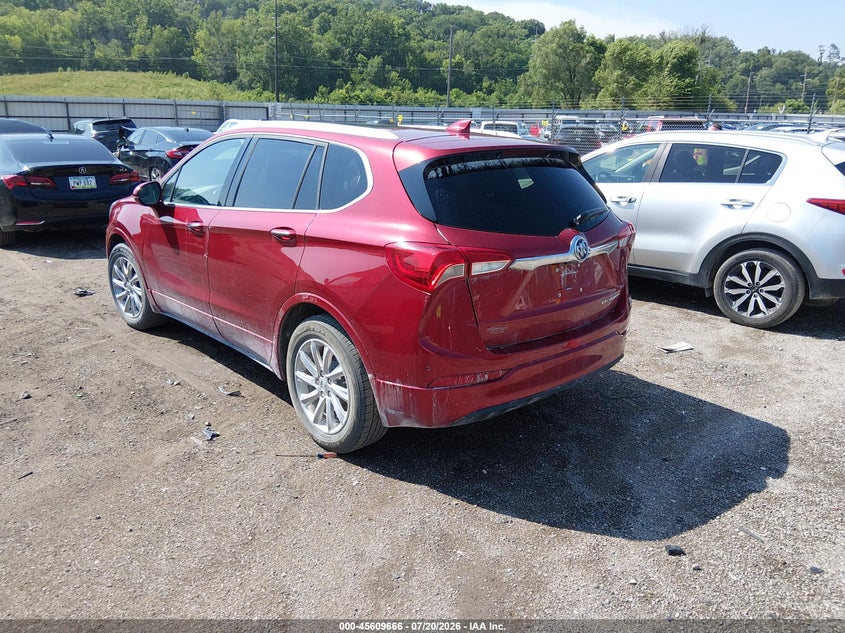 2019 Buick Envision Fwd Essence VIN: LRBFXCSA2KD013615 Lot: 45609666