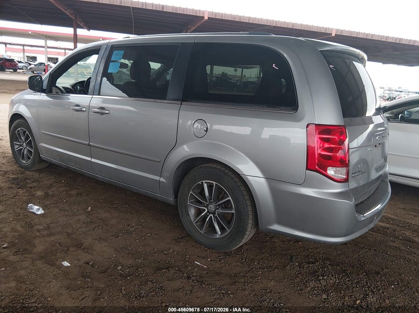 Vin: 2c4rdgcg7hr546907, lot: 46108125, dodge grand caravan sxt 20173