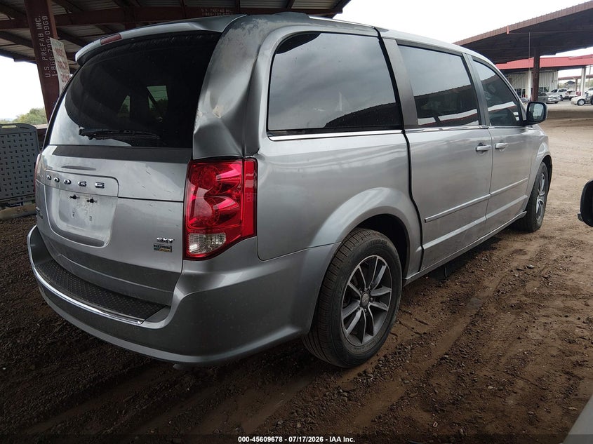 Vin: 2c4rdgcg7hr546907, lot: 46108125, dodge grand caravan sxt 20174