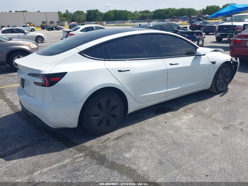 TESLA MODEL 3 2026 VIN 5YJ3E1EA3TF147540