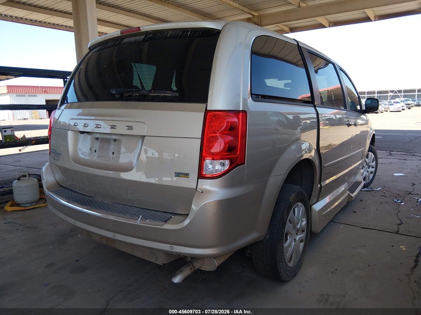 Vin: 2c4rdgbg4gr212334, lot: 46108153, dodge grand caravan se 20164