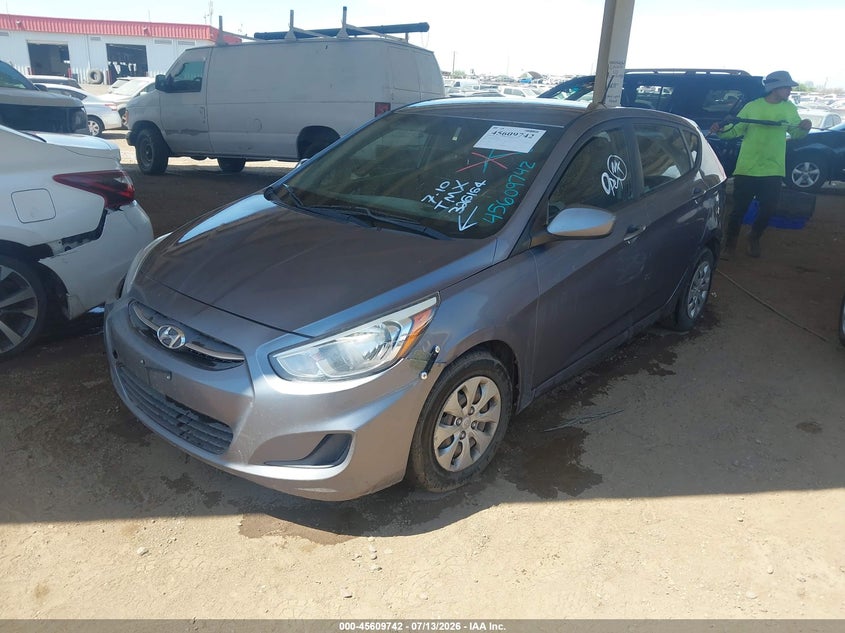 Vin: kmhct5ae9hu326164, lot: 46108192, hyundai accent se 20172