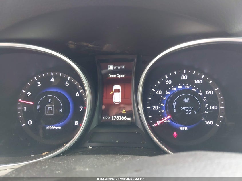 2013 HYUNDAI SANTA FE VIN KM8SR4HF1DU009038 nuotrauka 7