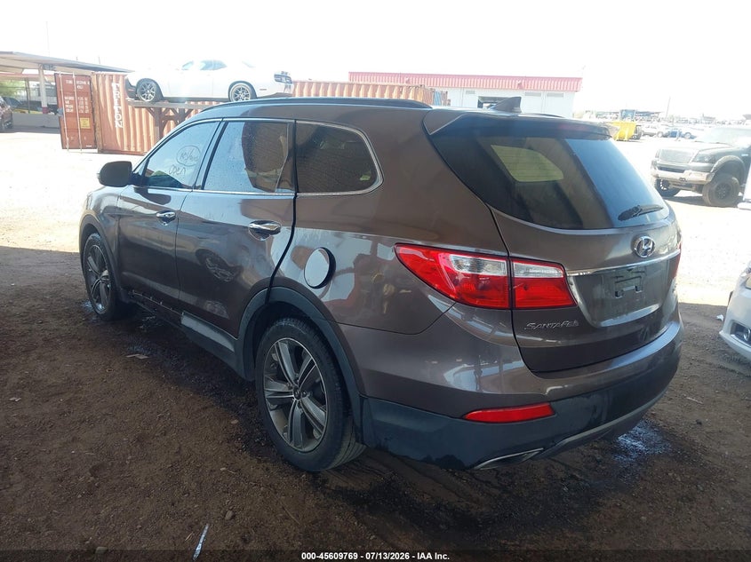 2013 HYUNDAI SANTA FE VIN KM8SR4HF1DU009038 nuotrauka 3