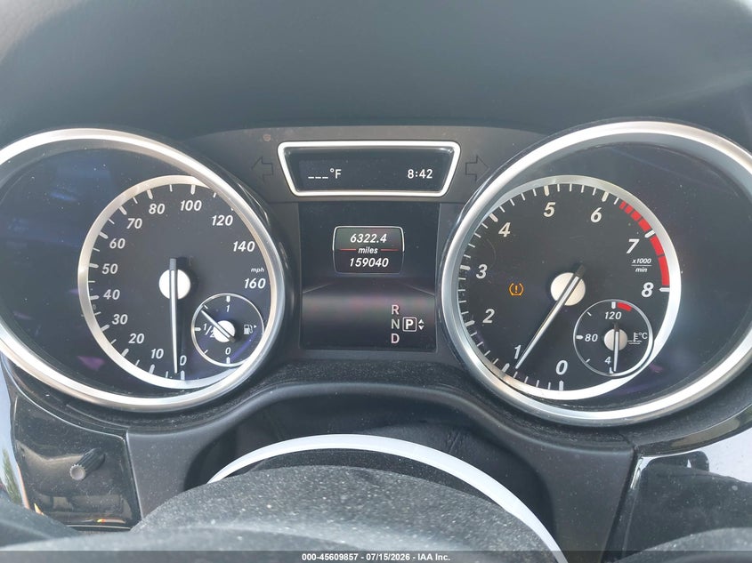 2015 Mercedes-Benz Ml 350 4Matic VIN: 4JGDA5HB0FA618760 Lot: 45609857