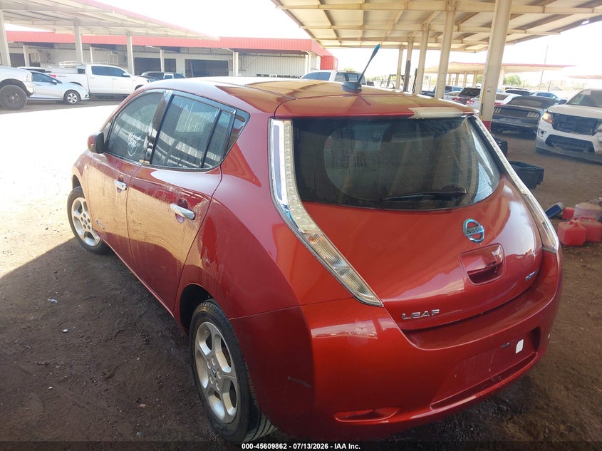 2011 NISSAN LEAF auction photo 3