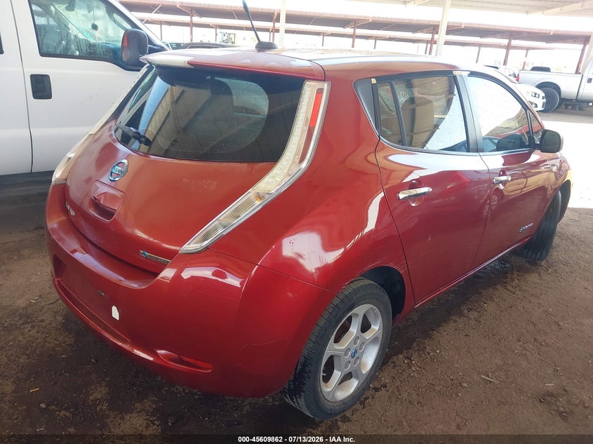 2011 NISSAN LEAF auction photo 4