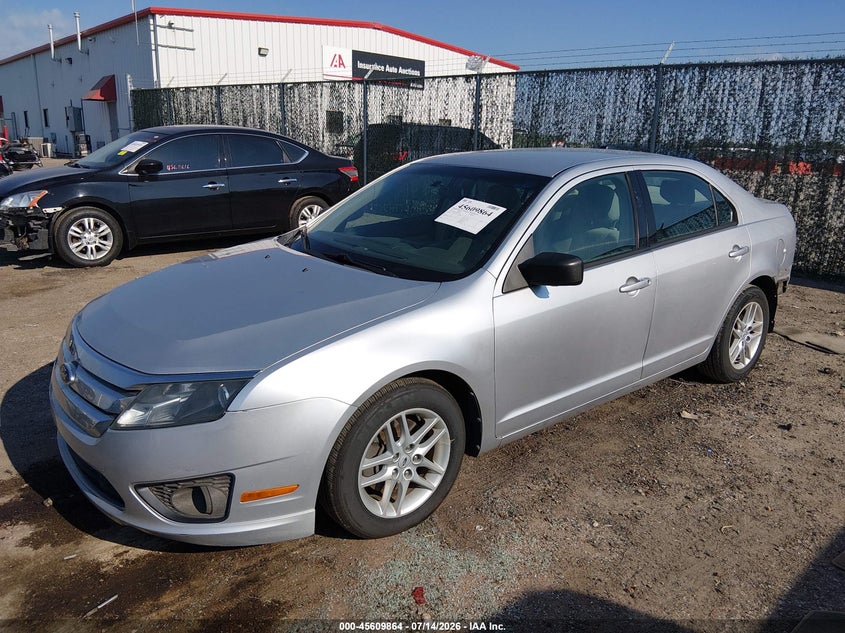 Vin: 3fahp0ga6cr193195, lot: 46108314, ford fusion s 20122