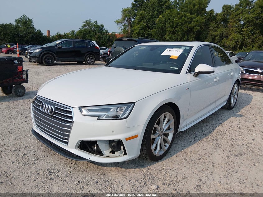 Vin: wauenaf48ka073263, lot: 46108347, audi a4 45 premium 20192