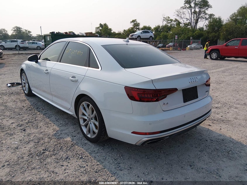 Vin: wauenaf48ka073263, lot: 46108347, audi a4 45 premium 20193