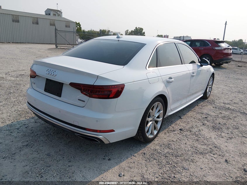 Vin: wauenaf48ka073263, lot: 46108347, audi a4 45 premium 20194